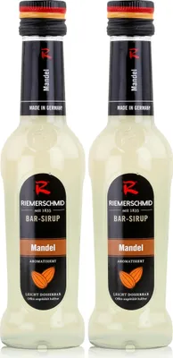 Produktbild von Riemerschmid Bar-Sirup Mandel 0,25L - Cocktails Milchshakes (2er Pack)