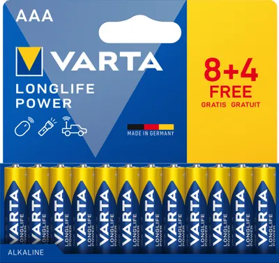 Immagine prodotto di Varta Batterie LONGLIFE Power  AAA NEU    12St. (8+4)