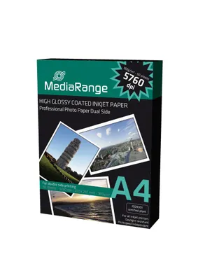 Produktbild von 250 (5x 50) Blatt Fotopapier beidseitig / hochglänzend - high glossy / 160g