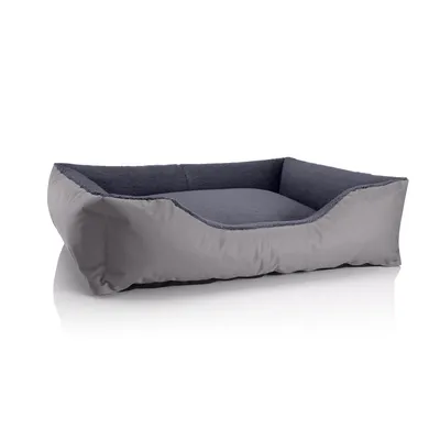 A dog bed on a white background.