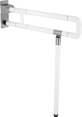Immagine prodotto di Maniglione per bagno, design pieghevole, elevata capacità di carico, BIANCO