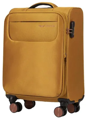 Image de Valise, capacité de 38 litres, structure en ABS résistante, JAUNE