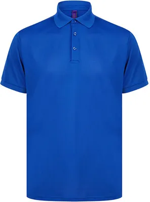 Produktbild von Henbury H465 | Recycled Polyester Polo Shirt - Farbe: Royal - Größe: 4XL