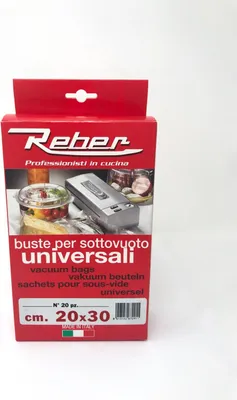 Produktbild von Reber 6729 N, Vakuumtasche, Transparent, 20 Stück(e), 200 x 300 mm