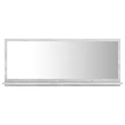 Produktbild von vidaXL Badspiegel Betongrau 90x10,5x37 cm Holzwerkstoff
