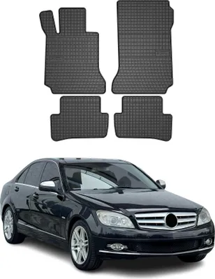 Immagine prodotto di 2007-2014 Mercedes Classe C W204 Tappetini in gomma nera 4 pz