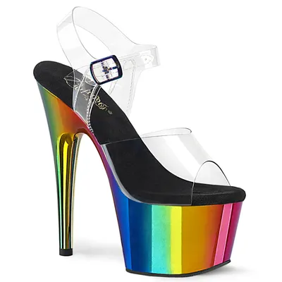 Obrázek produktu pro ADORE-708RC Dámské sandály Pleaser, transparentní EU 35, US 5