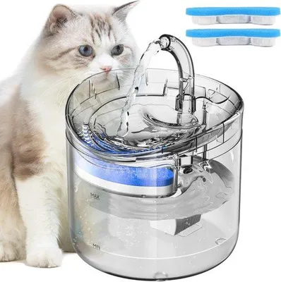 Immagine prodotto di Fontana per gatti - Fontana bevanda per gatti - Distributore d'acqua per gatti e cani - Animali domestici
