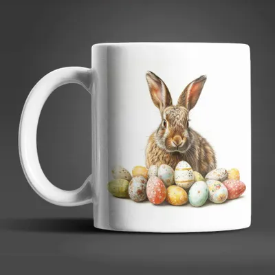 Produktbild von Osterhase Ostereier Ostern Bunny Kaffeetasse Teetasse Tasse Geschenkidee