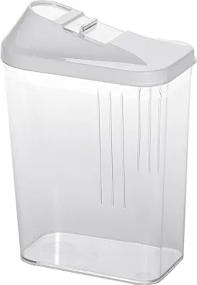 Image de keeeper boîte à vrac et à provisions, 1 litre, blanc (1 pièce)