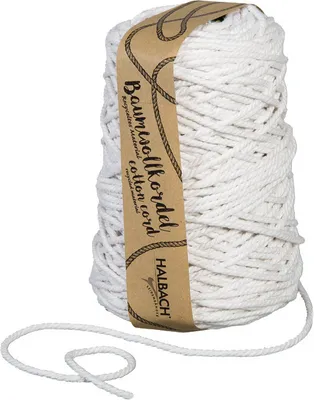 Produktbild von XXL Baumwollkordel "5 mm", 80 m, 500 g Weiß