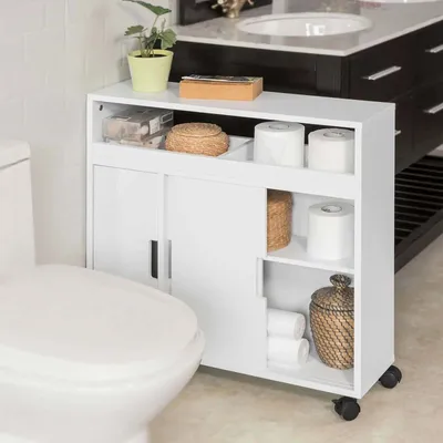 Produktbild von Toilettenspülerhalter Badkasten Aufbewahrungsbox Rollen