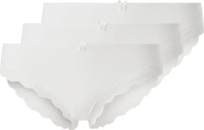 Produktbild von LASCANA Brasilslip weiß Größe 40/42