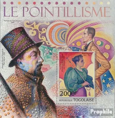 Produktbild von Briefmarken Togo 2013 Mi Block 770 (kompl. Ausgabe) postfrisch Pointillismus