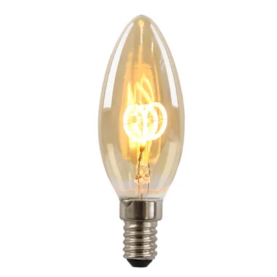 Produktbild von Olucia - TUELO - E14 LED-Kerzenlampe - 2W - 2200K - Dimmbar - Bernstein