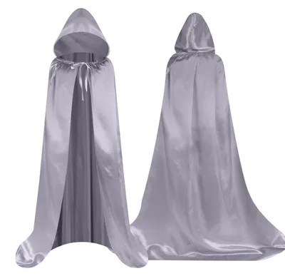 Zdjęcie produktu dla Peleryna wampirzyca - Peleryna Jedi - Czarna - Średniowieczna peleryna na przebranie - Na Halloween i karnawał
