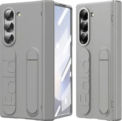 Obrázek produktu pro Pouzdro s popruhem na Samsung Galaxy Z Fold 6 vestavěnou ochranou displeje, stojánkem a ochrana pantu Šedá