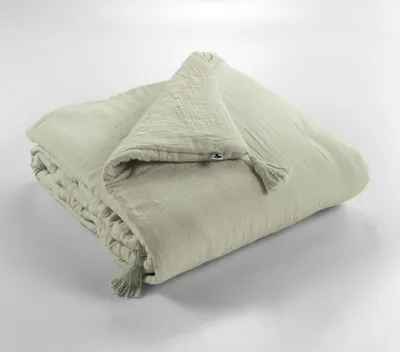 Produktbild von Steppdecke 150 x 150 cm GAÏA Wassergrün