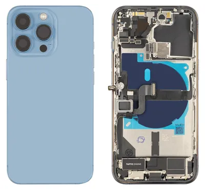 Produktbild von iPhone 13 Pro Gehäuse mit Backcover Sierrablau
