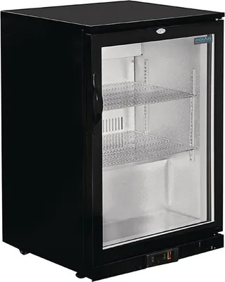 Image de Réfrigérateur de bar professionnel de 128 litres - refroidissement par ventilation forcée, éclairage LED