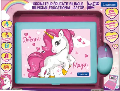 Immagine prodotto di Quaderno didattico Lexibook francese-inglese Unicorno