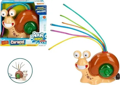 Obrázok produktu pre Hračka do vody s rozprašovačom Colorbaby AquaSplash 24 cm slimák