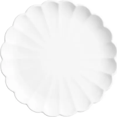 Immagine prodotto di Piatti Olympia Bloom con bordo spesso, bianchi, 226 mm (6 pezzi)