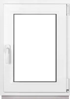 Produktbild von Framex Kellerfenster Fenster Kunststofffenster Weiß Breite x Höhe 55 x 70 cm (550 x 700 mm) 2fach (32 mm) Dreh Kipp DIN Rechts - Premium