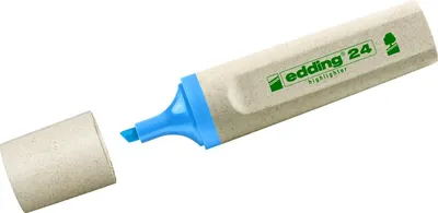 Immagine prodotto di Evidenziatore Evidenziatore edding 24 EcoLine ricaricabile blu chiaro Confezione da 10