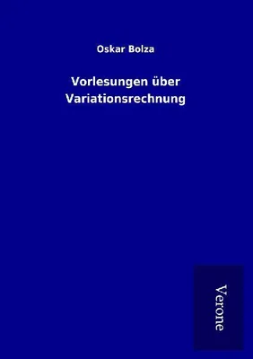 Produktbild von Vorlesungen über Variationsrechnung