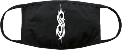 Produktbild von Slipknot-S-Logo-Gesichtsmaske - Schwarz