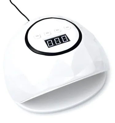 Produktbild von Nagellampe 72W LED/UV F5 Weiß mit Timer, 20,5x20,5x11,5 cm