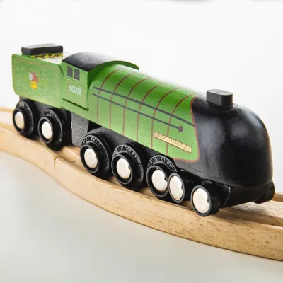 Produktbild von Bigjigs Rail Hölzerne Nachbildung der Eisenhower-Lokomotive