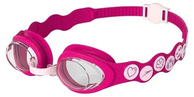 Imagen del producto de Speedo - Gafas de natación "Sea Squad" para niños, talla única (blanco/rosa/transparente)