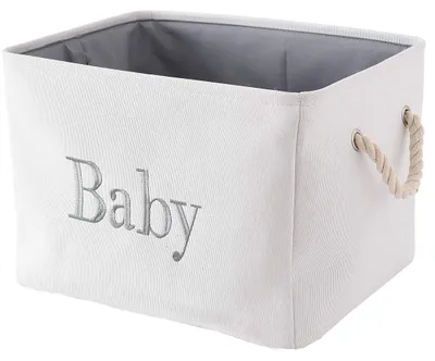 Produktbild von Baby-Aufbewahrungskorb, Aufbewahrungsbox für Kinder, faltbarer Kallax-Aufbewahrungskorb, große Stoffaufbewahrungsbox für Babys