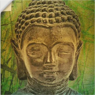 Produktbild von ARTland Wandbild, selbstklebend Buddha II Größe: 70x70 cm