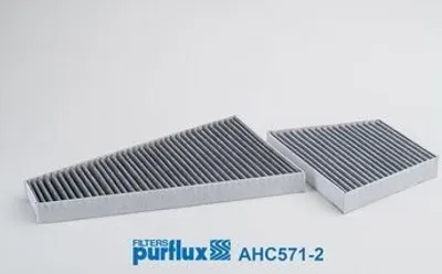 Produktbild von PURFLUX AHC571-2 Innenraumfilter Pollenfilter für VW Phaeton (3D1, 3D2, 3D3, 3D4, 3D6, 3D7, 3D8, 3D9) Aktivkohle