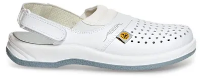 Productafbeelding van Witte veiligheidsschoen (klompenmodel) ESD - maat 44