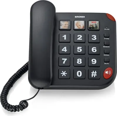 Immagine prodotto di Brondi BRAVO 15 Telefono analogico Identificatore di chiamata Nero