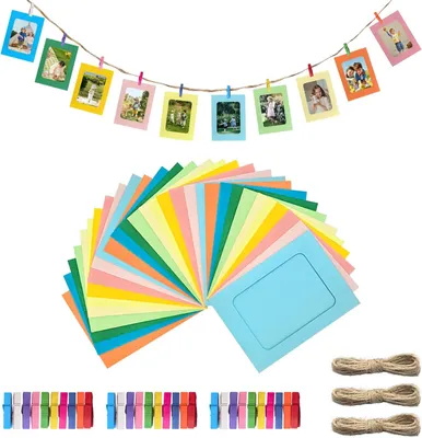 Produktbild von Papier Bilderrahmen 30 Stücke, Wanddekoration, 15x10 cm, für Party