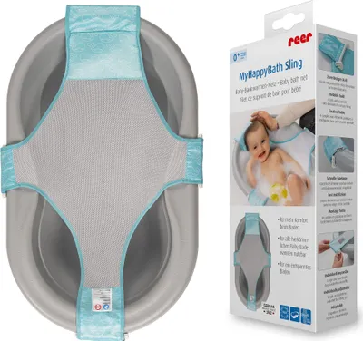 Image de reer Baby Filet de bain Sling MyHappyBath idéal pour un bain en toute sécurité