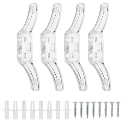 Imagen del producto de 10 cordones para persianas, enrollables o estores, de plástico transparente