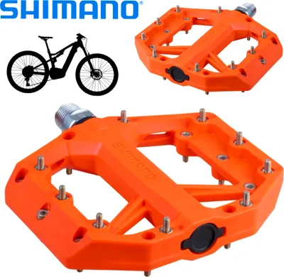 Produktbild von Shimano Fahrrad MTB Trekking Pedale PD-GR400 Orange