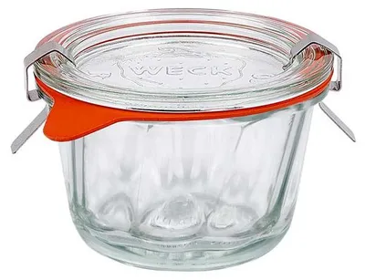 Produktbild von 36x Weck Glas Gugelhupfglas mit Deckel Dichtungsring und je 2 Klammern Bundt cake 165 ml