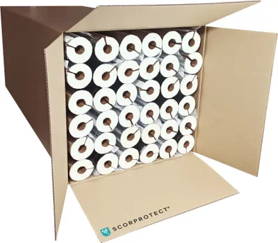 Produktbild von Scorprotect® voller Karton Alu PUR Rohrschale / Rohrisolierung mit Gewebemantel selbstklebend : 22 mm Rohr x 20 mm Isolierstärke Rohr x Isolierstärke: 22 mm Rohr x 20 mm Isolierstärke