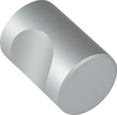 Produktbild von Knopf Alasco ø 15 mm, Tiefe 24 mm, Aluminium natur eloxiert