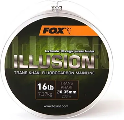 Obrázok produktu pre Fox Fluorocarbon Illusion Mainline Trans Khaki - 0,39 mm 19 lb/8,64 kg 200 m