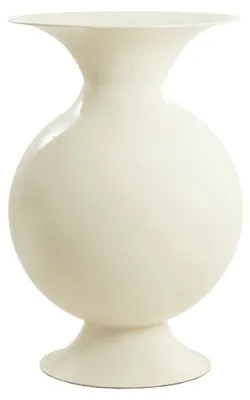 Image de Vase Métal Brillant Crème Ø45x71 cm Light & Living