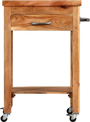 Produktbild von vidaXL Servierwagen 58x58x89 cm Massivholz Akazie