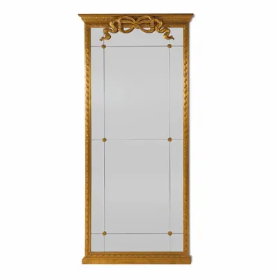 Produktbild von Casa Padrino Luxus Barock Massivholz Spiegel Antik Gold H. 200 cm -  Italy